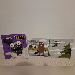 Bundle - 3 X Children's French Books - Funny